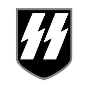 Шеврон Ваффен СС Waffen SS Зиг руны Флаг отряда охраны (AN-12-305-16)