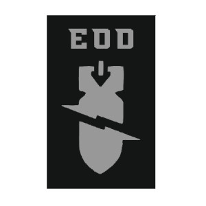 Шеврон сапера EOD обезвреживание боеприпасов Explosive Ordnance Disposal саперов (AN-12-951-3)