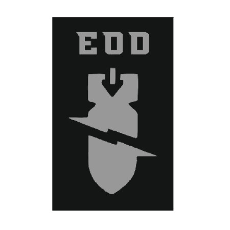 Шеврон сапера EOD знешкодження боєприпасів Explosive Ordnance Disposal саперів (AN-12-951-3)