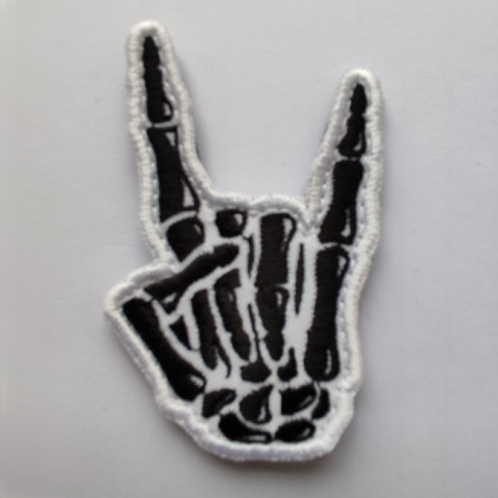 Шеврон хеви метал жест "heavy metal symbol" (вш-412)