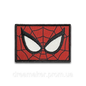 Шеврон человек паук спайдермен глаза Светится в темноте (СДШ-002). Photo 2