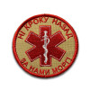 Шеврон медика "ни шагу назад за нами морг" (вш-434)