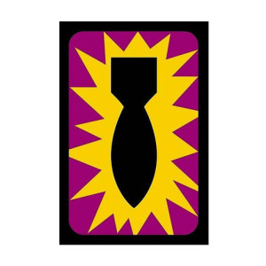 Шеврон сапер бомба разминирование сапера (AN-12-389-13)