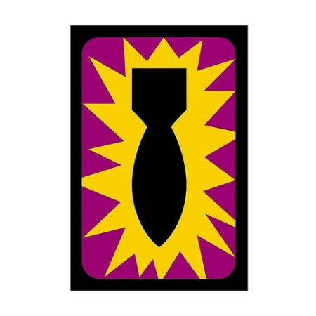 Шеврон сапер бомба разминирование сапера (AN-12-389-13)