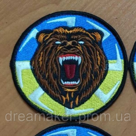 Шеврон бойовий ведмідь коловрат (ВШ-486)