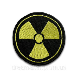 Шеврон осторожно радиация (вш-148)