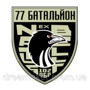 Шеврон 77 батальон 102 ОБр отдельная бригада (AN-12-1261)