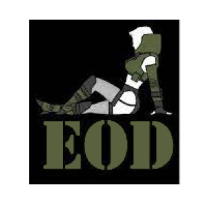 Шеврон сапера EOD обезвреживание боеприпасов Explosive Ordnance Disposal саперов (AN-12-951-5)
