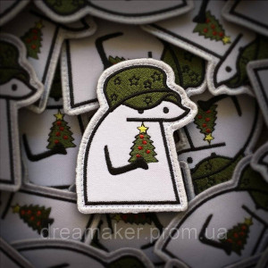 Шеврон флорк с новогодней елкой (вш-555)