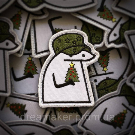 Шеврон флорк с новогодней елкой (вш-555)