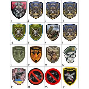 Шеврон 646 зенитно-пулеметный батальон 646 ОЗКБ (AN-12-1397). Photo 3