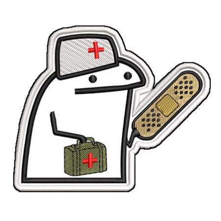 Шеврон флорк медик врач (вш-349)