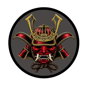 Шеврон "SAMURAI" самурай (AN-12-540-2). Photo 3