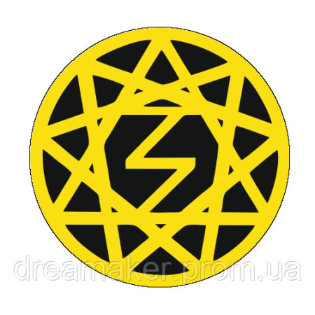 Шеврон слов'янський оберіг "зірка інґлії чертог орла" (AN-12-1445)