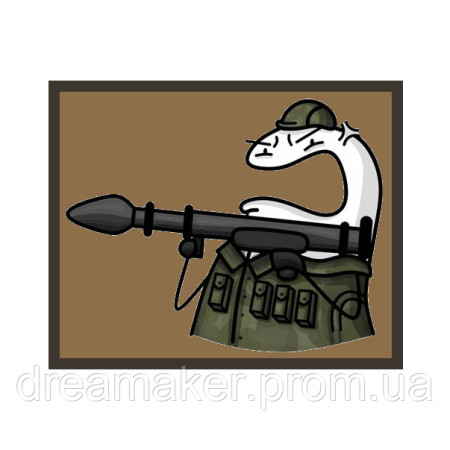 Шеврон флорк з базукою (AN-12-1492)