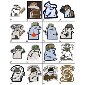 Шеврон флорк с битой (AN-12-1493). Photo 3