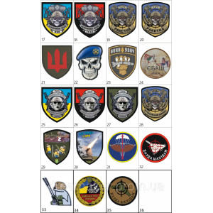 Шеврон вовк антимопедні війська ВМС ППО "f-130" (вш-591). Photo 3