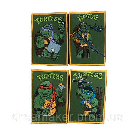 Шеврон воїни черепашки ніндзя Teenage Mutant Ninja Turtles (ВШ-657)