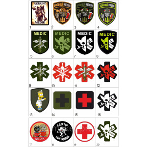 Шеврон водій медик "Командир бобрів" (ВШ-669). Photo 2