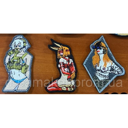 Шеврон Аніме дівчина воїн (AN-12-981-4)