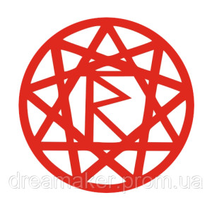 Шеврон слов'янський оберіг "зірка інґлії чертог орла" (AN-12-1445-2)