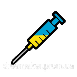 Шеврон военного медика "Шприц" (AN-12-1536)