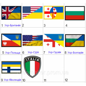 Шеврон флаг Франции (AN-12-1556). Photo 2