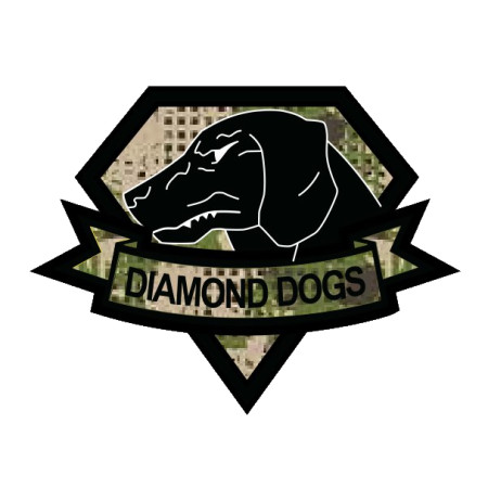 Шеврон "Diamond Dogs" Metal Gear Solid Алмазные псы (AN-12-356-2)