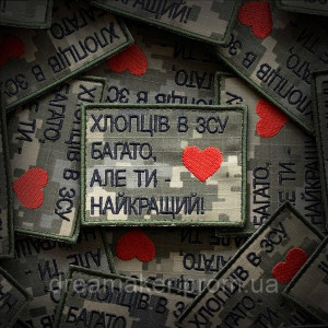 Шеврон "Ребят в много, но ты лучший!" (вш-688)