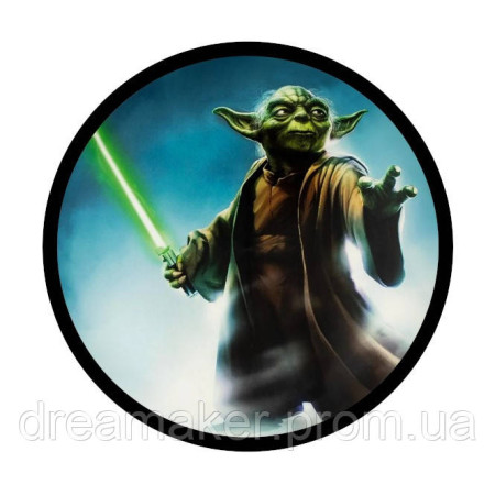 Шеврон майстер Йода з мечем Зіркові війни Master Yoda Star Wars (AN-12-423-56)