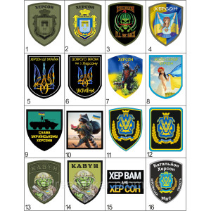 Шеврон арбуз воин "Уважаемая персона из Херсона" (вш-715). Photo 2