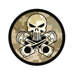 Шеврон Механик рембат техник череп с ключами (AN-12-533-18)