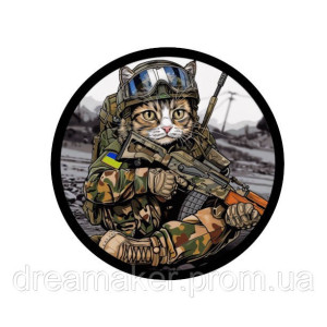 Шеврон "Котики ВСУ" боевой котик (AN-12-417-8)