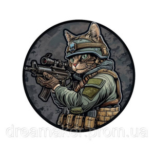 Шеврон "Котики ВСУ" боевой котик (AN-12-417-15)