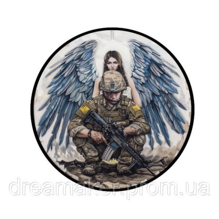 Шеврон оберег Ангел хранитель Береги себя родной (AN-12-291-23)