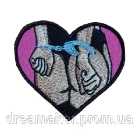 Шеврон сердце сексуальная девушка секс (вш-758)