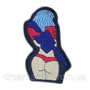 Шеврон сердце сексуальная девушка секс (вш-758). Photo 2