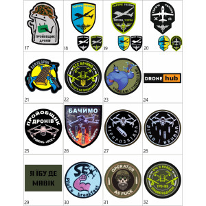 Шеврон оператор дрону "Жужики" "Ти тут і я тут" (вш-759). Photo 3