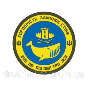 Шеврон 123-а окрема бригада ТрО (123 ОБрТРО) Миколаївська область (AN-12-658-2). Photo 3