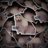 Шеврон котик "HUH!" cat кот ХУХ (AN-12-1650)