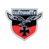 Шеврон "Luftwaffe" Люфтваффе орел с тризубом Украины (AN-12-1487-9)