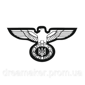 Шеврон орел с Тризубом Украины планка (AN-12-503)
