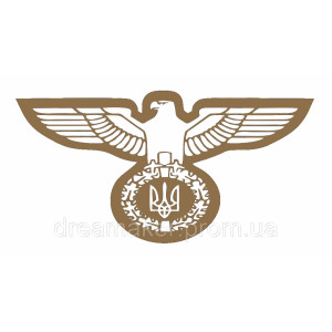 Шеврон орел с Тризубом Украины койот планка (AN-12-503-32)
