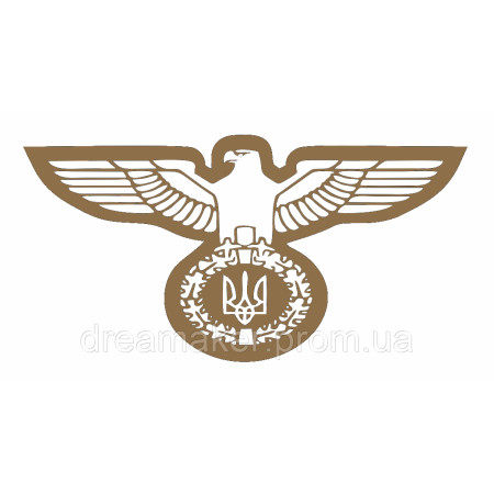 Шеврон орел із Тризубом України койот планка (AN-12-503-32)