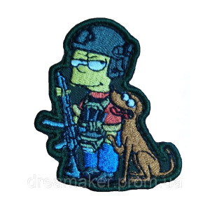 Шеврон Гомер Сімпсон солдат (ВШ-541-2). Photo 3