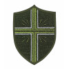 Шеврон Бог и Украина Корпус военных капелланов (КВК) (AN-12-436-25)