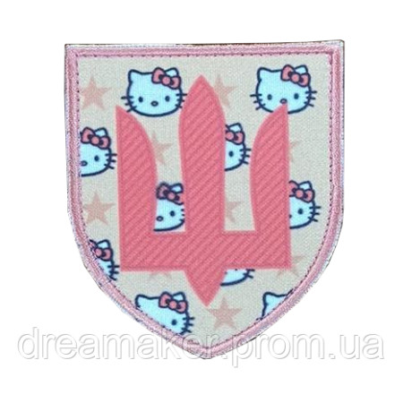 Шеврон розовый Хеллоу Китти Hello Kitty (AN-12-1628-2)