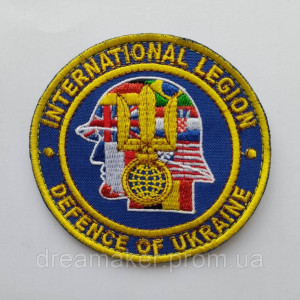 Шеврон интернациональный легион "International Legion Defence of Ukraine" (вш-391-2). Photo 2