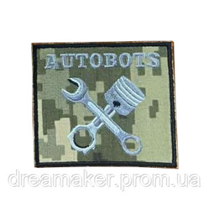 Шеврон механика камуфляжный "Autobots" (вш-855)