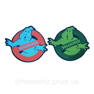 Шеврон волонтера Мисливці за привидами "Volunteer" (ВШ-864)